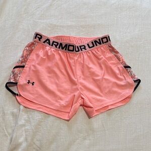 NWOT Under Armour Women's Coral Athletic Shorts